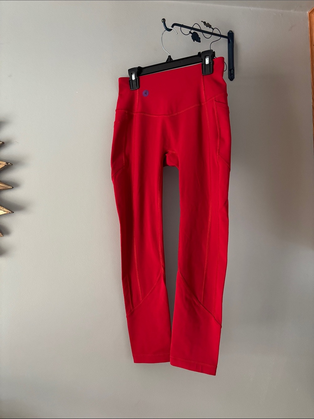 lululemon athletica All The Right Places Crop II 23" - Dark Red - Picture 5 of 8